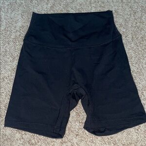 Pink Lily Black Bike Shorts